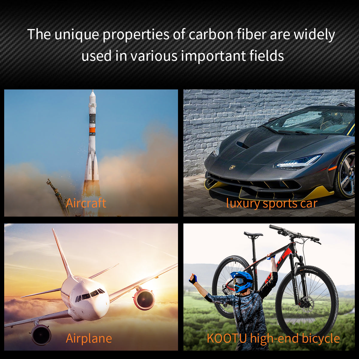 Carbon fiber applications