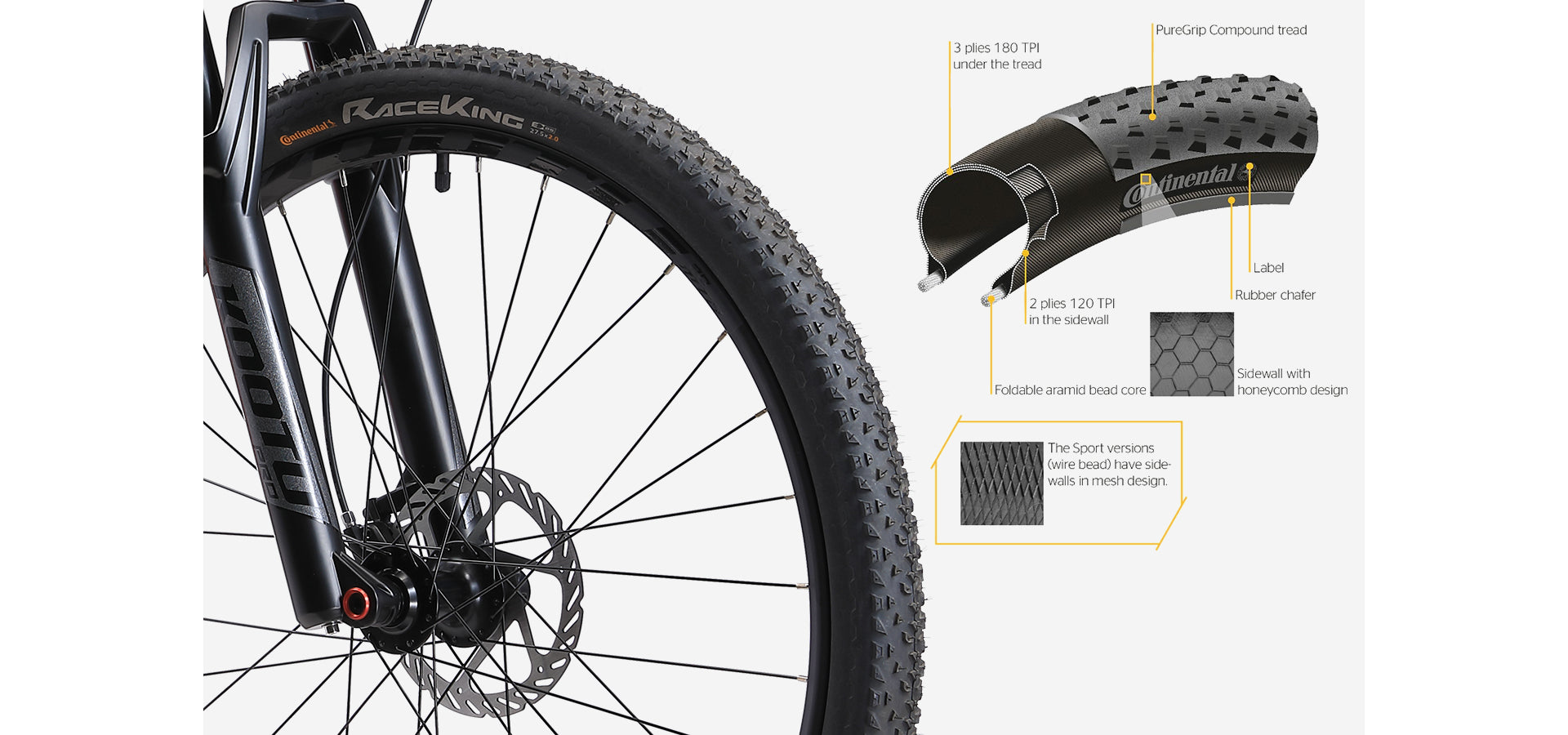 27.5'' 29'' continental tires