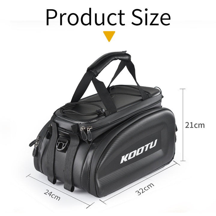 Bicycle Trunk Bag|Rear Saddle Rack Bag|Waterproof Luggage Bag