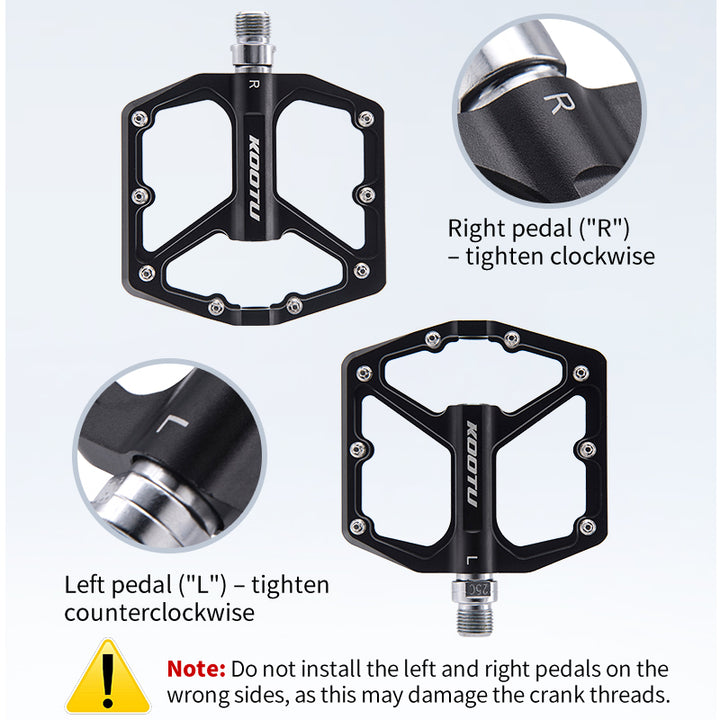 KOOTU Universal Bike Aluminum MTB Pedal