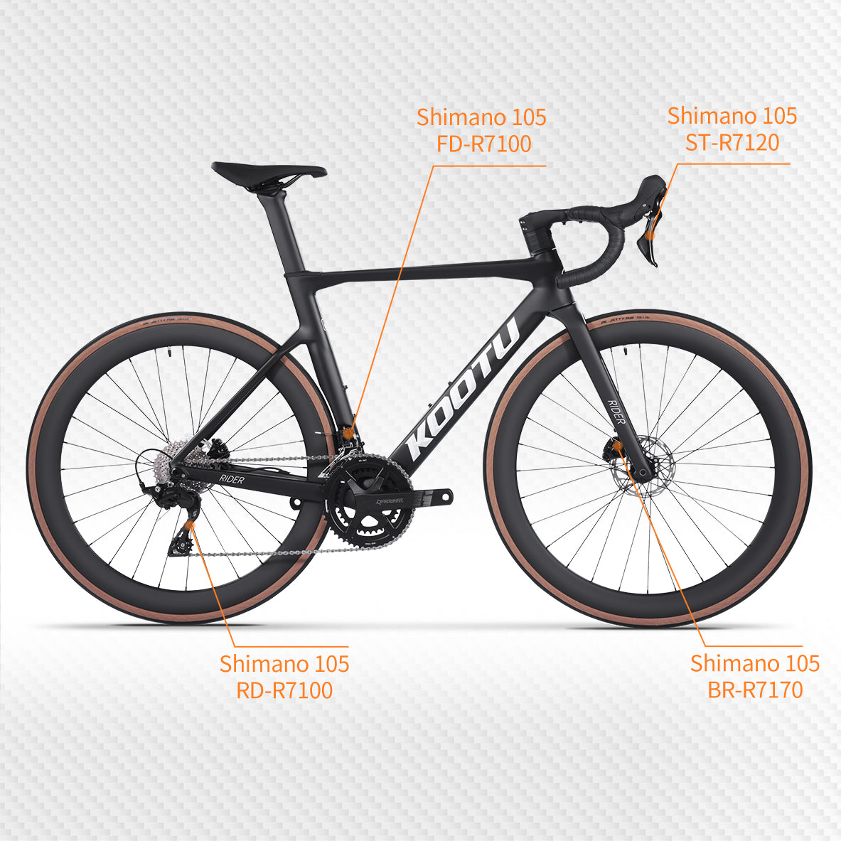 shimano 105 r7120 Configuration|rider 7.1