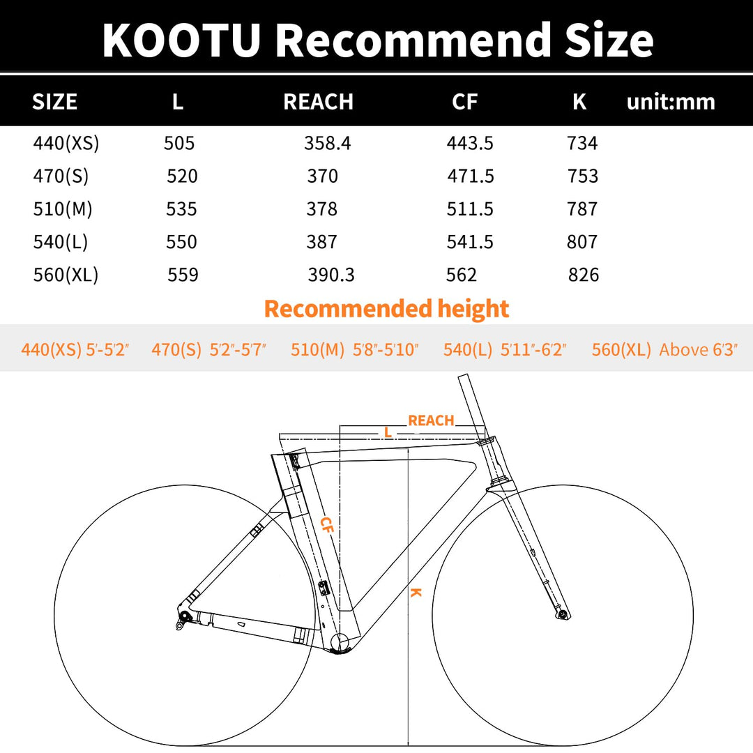 KOOTU Rider 5.1 -105 Carbon Race Bike