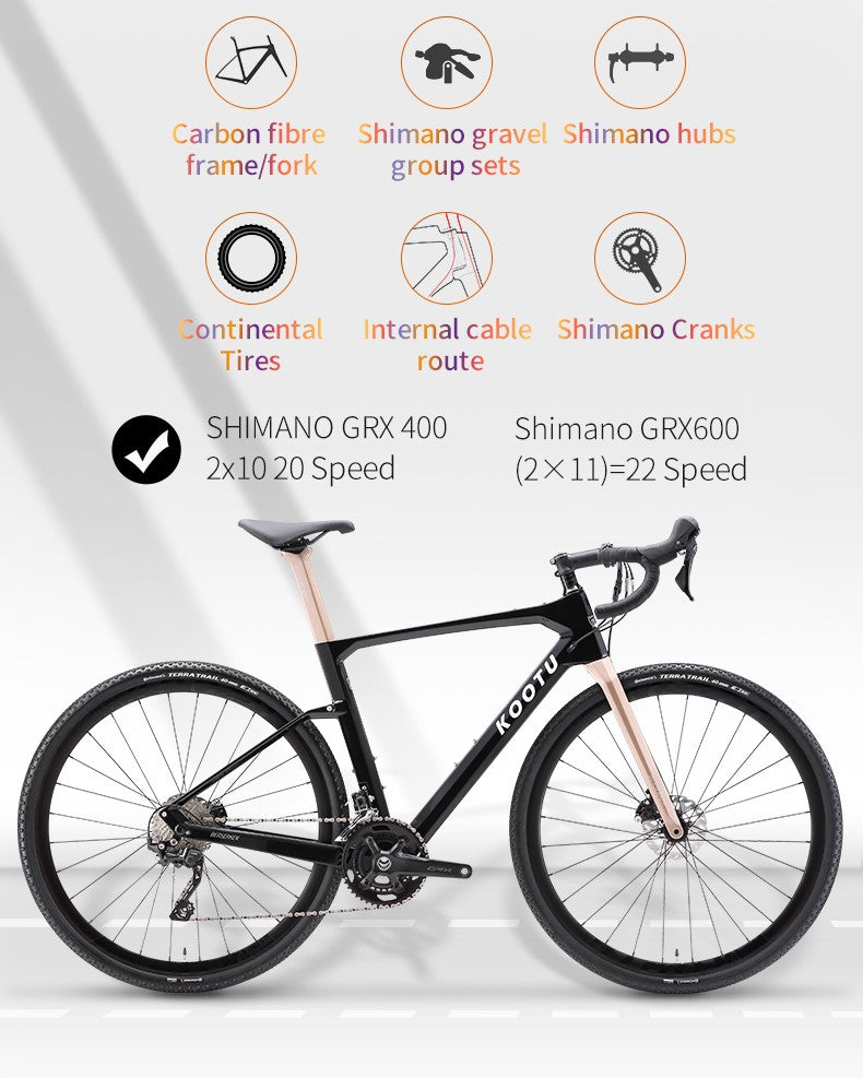 grx400 carbon gravel bike -kootubike