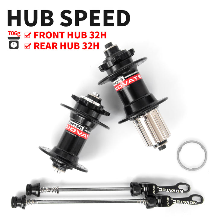 Novatec Mountain Bike Hubs With Quick Release