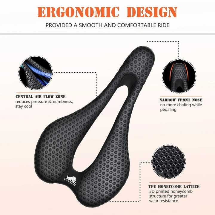 Comfort Bike Seat 3D Printed Saddle