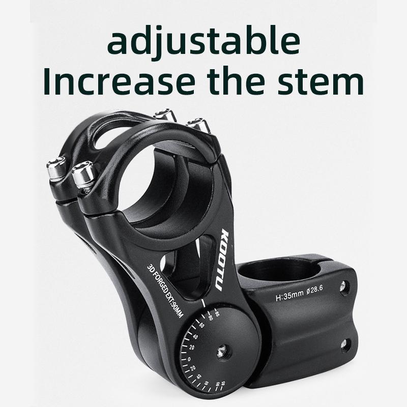 Bicycle Handlebar Riser Stem Adjustable Stem Mountain Bike Handlebar Riser - KOOTUBIKE