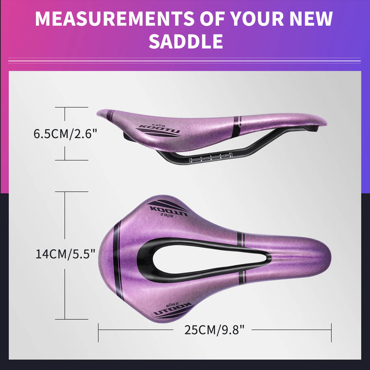 KOOTU Full Carbon Bike Saddle Lightweight Seat Ergonomics Seat cushion