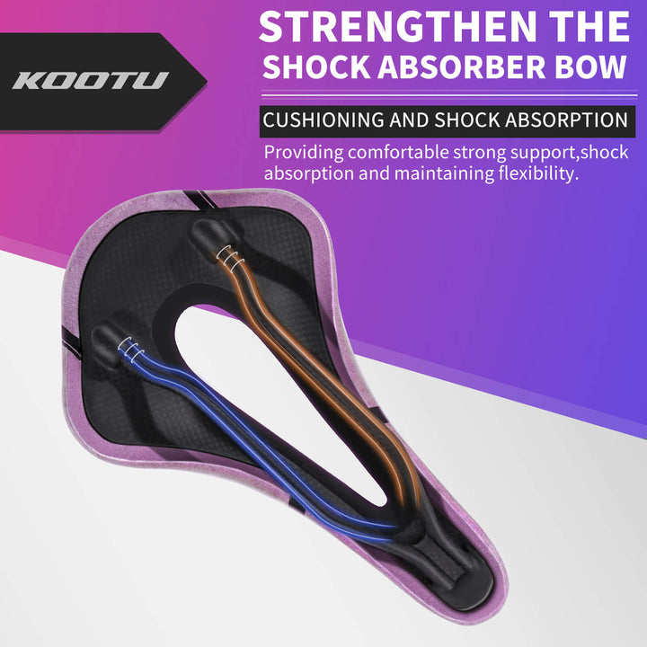 KOOTU Full Carbon Bike Saddle Lightweight Seat Ergonomics Seat cushion