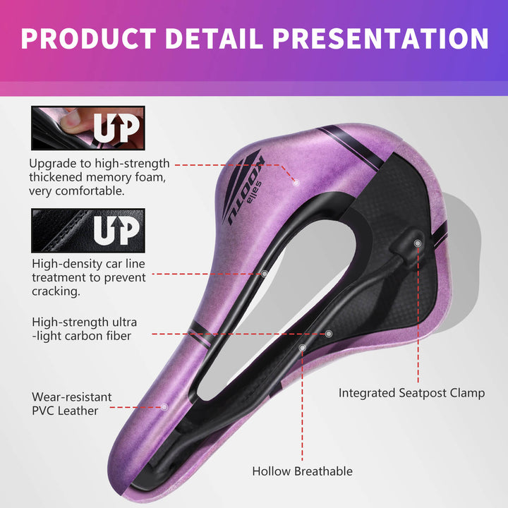 KOOTU Full Carbon Bike Saddle Lightweight Seat Ergonomics Seat cushion