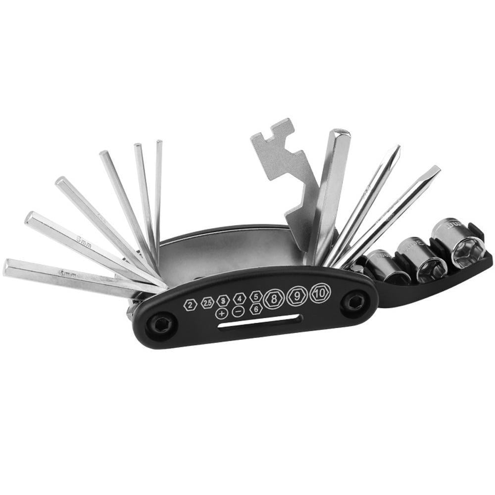 KOOTU 16 in 1 Bicycle Multi Tool Fix Tool Set