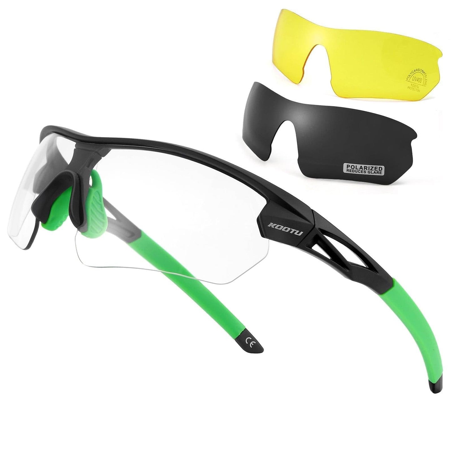 KOOTU Bike Sunglasses Ultra-light 30g Bicycle Sunglasses Road Bike Polarized Cycling Eyewear Sets - KOOTUBIKE