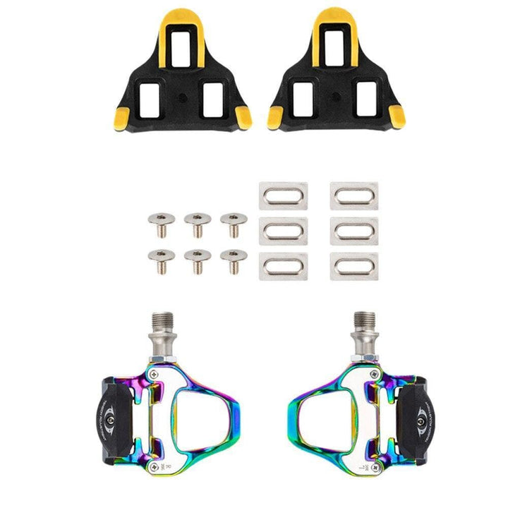 KOOTU Colorful Clipless Pedals Road Bike Pedals Cycling Pedals