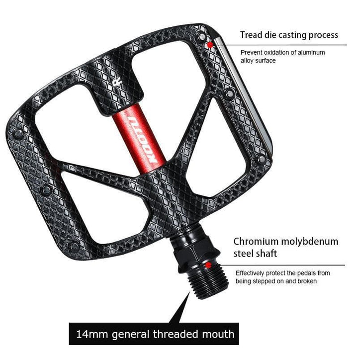 KOOTU Mountain Bike Pedals Mtb Aluminum Pedal 9/16 Universal Pedals