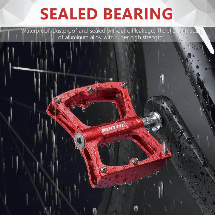 KOOTU Mountain Bike Pedals Non-Slip MTB Pedals With Seal Bearing
