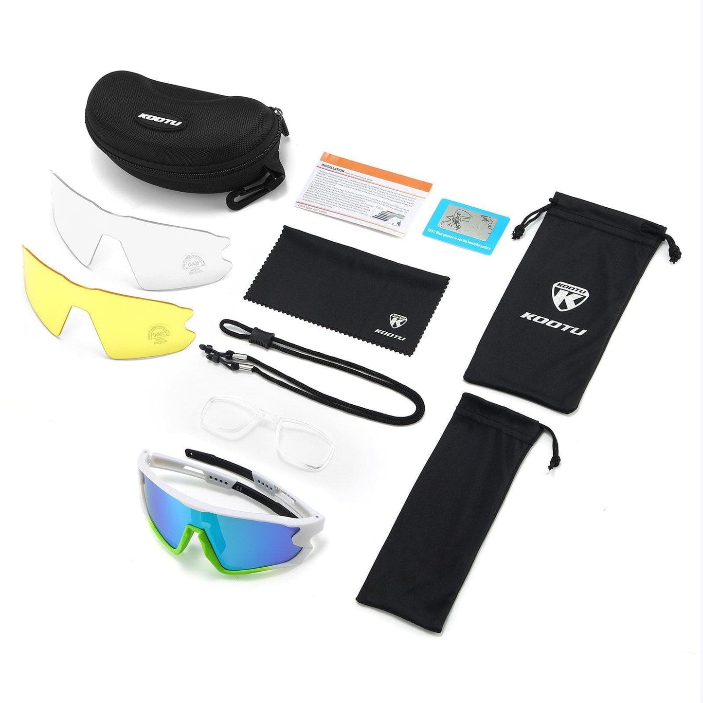 KOOTU Polarized Unisex Bicycle Cycling Sunglasses - KOOTUBIKE