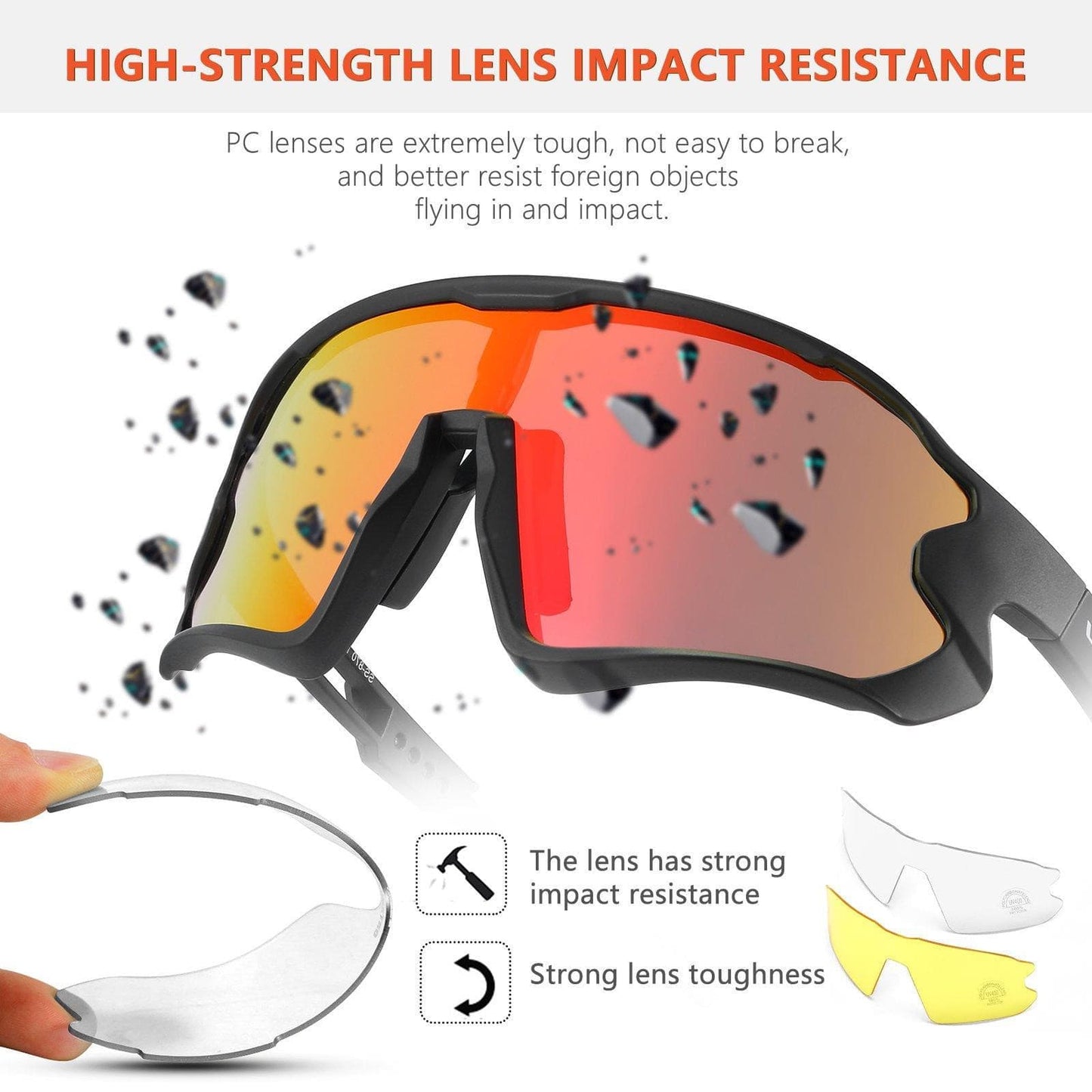 KOOTU Polarized Unisex Bicycle Cycling Sunglasses - KOOTUBIKE