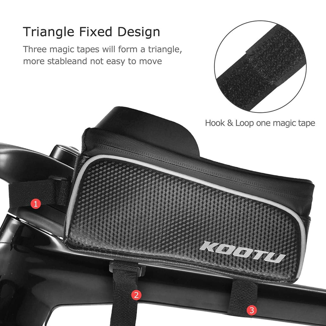 KOOTU Waterproof and Shockproof  Bike Handlebar cellphone Bag