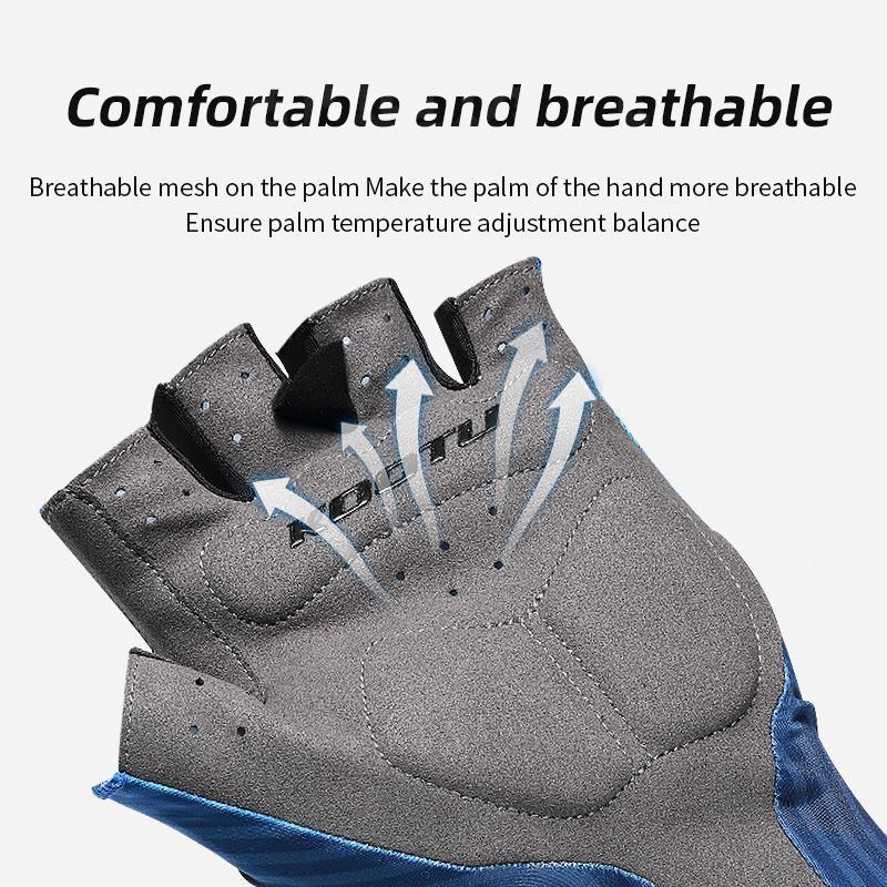 KOOTU Winter Cycling Gloves Breathable Bicycle Gloves Unisex Bike Half Finger Gloves - KOOTUBIKE