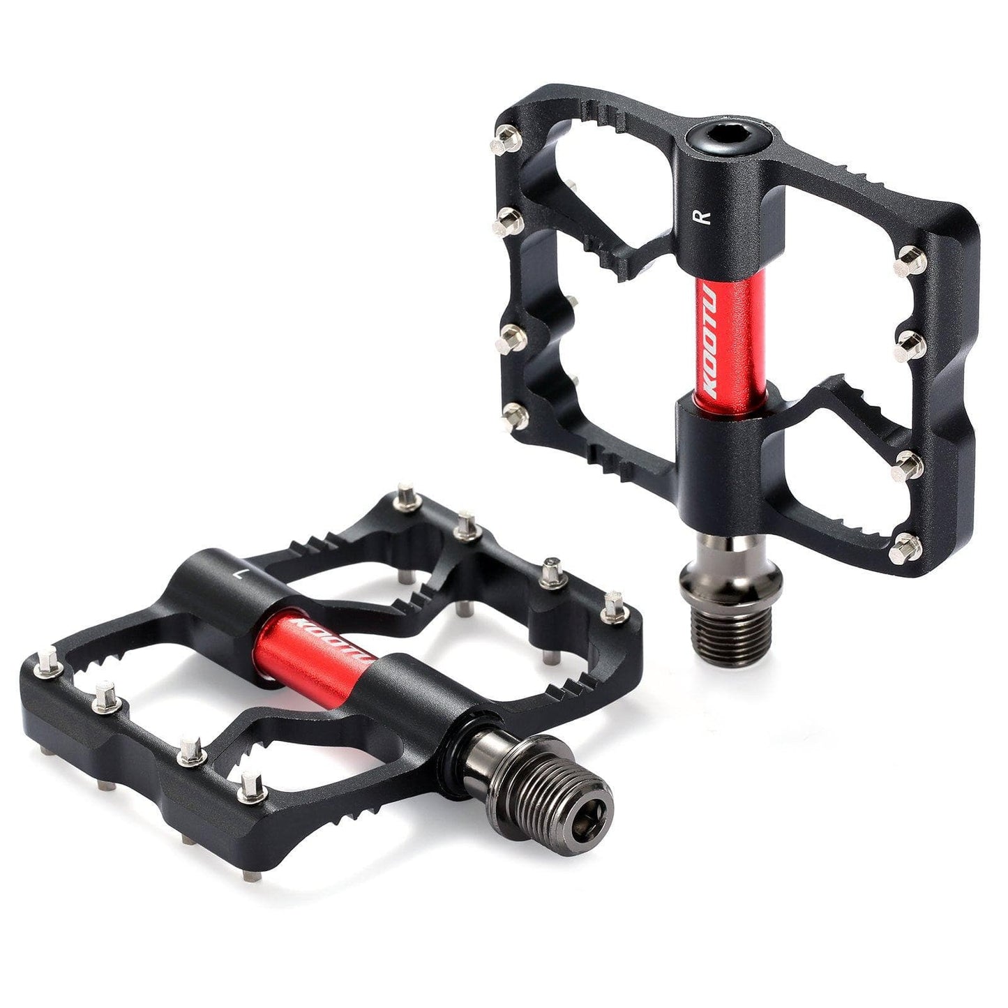Mountain Bike Pedals 3 Bearing Golden Pedals 9/16 Universal Mountain Bike Pedals - KOOTUBIKE