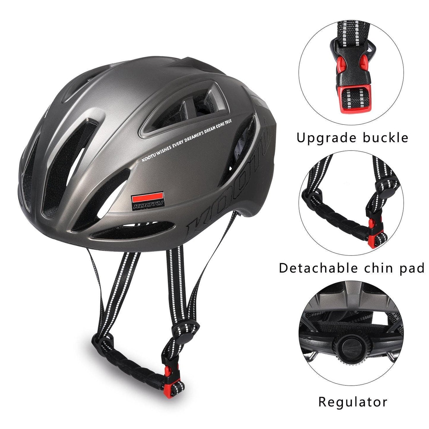 Road Bike Helmet Aero Dynamic Cycling Helmet Light Weight MTB Safety Helmet - KOOTUBIKE