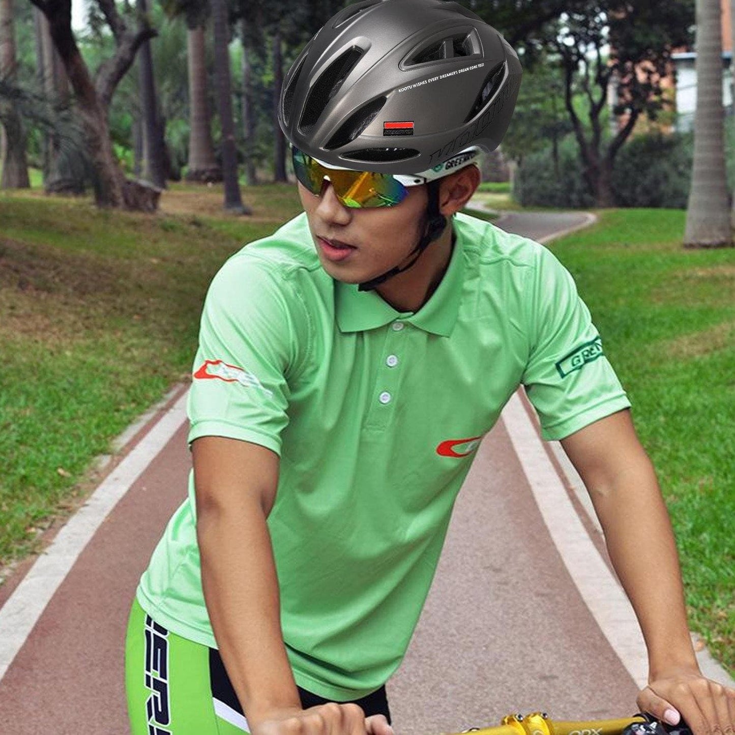 Road Bike Helmet Aero Dynamic Cycling Helmet Light Weight MTB Safety Helmet - KOOTUBIKE