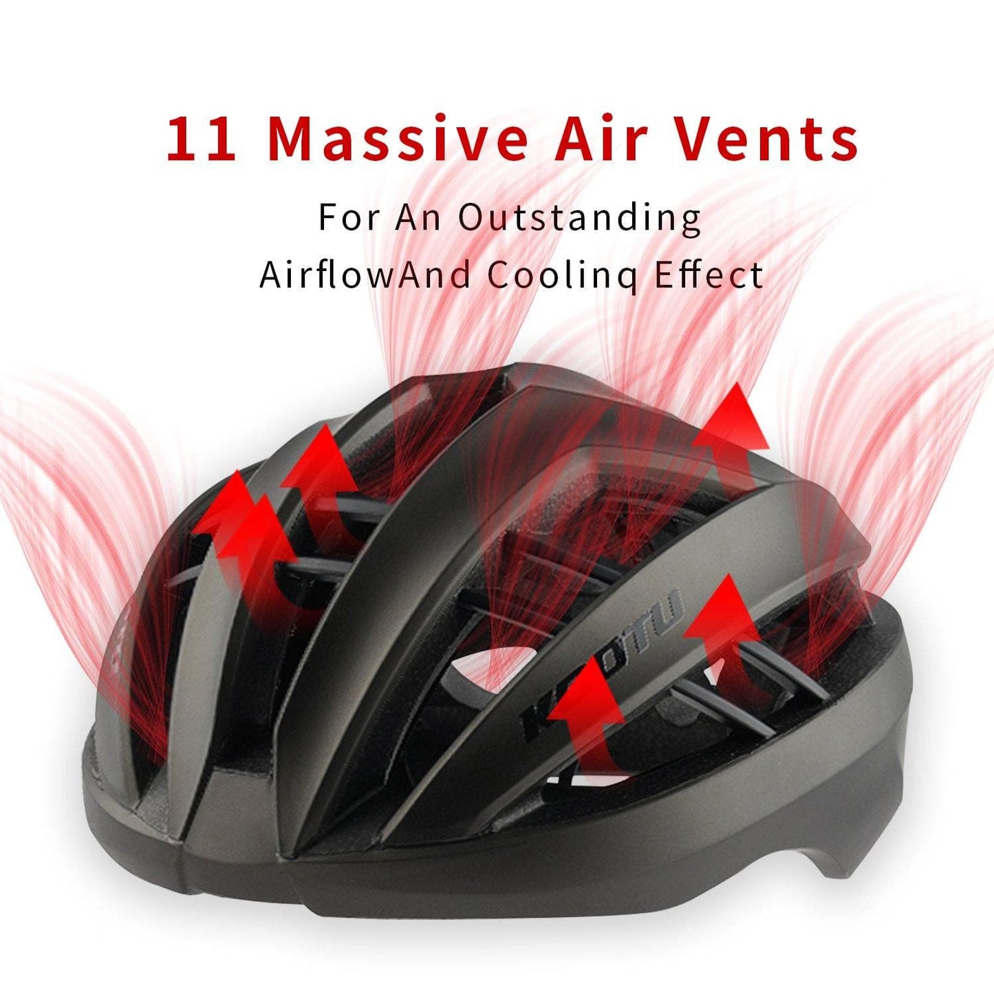 Road Bike Helmet EPS Integrate Helmet Light Weight 314g Bicycle Cycling Helmet - KOOTUBIKE