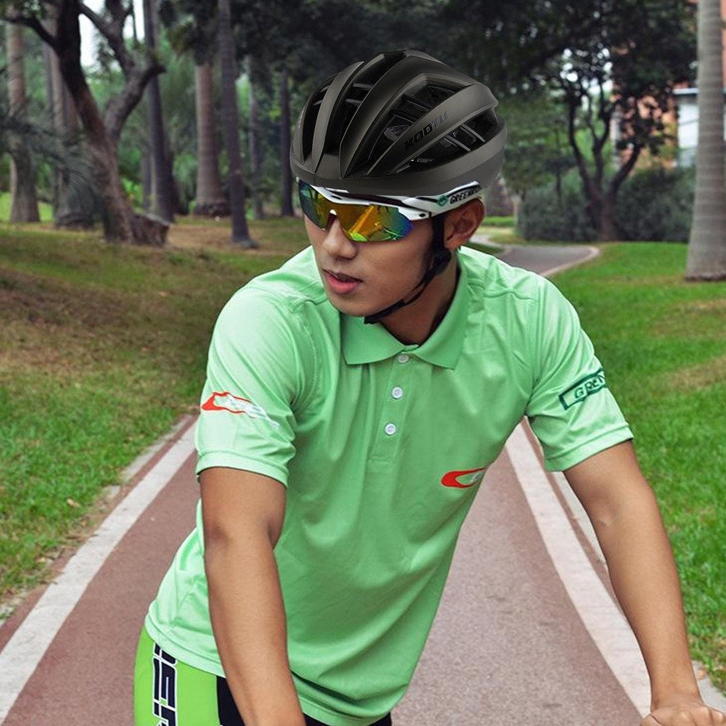 Road Bike Helmet EPS Integrate Helmet Light Weight 314g Bicycle Cycling Helmet - KOOTUBIKE