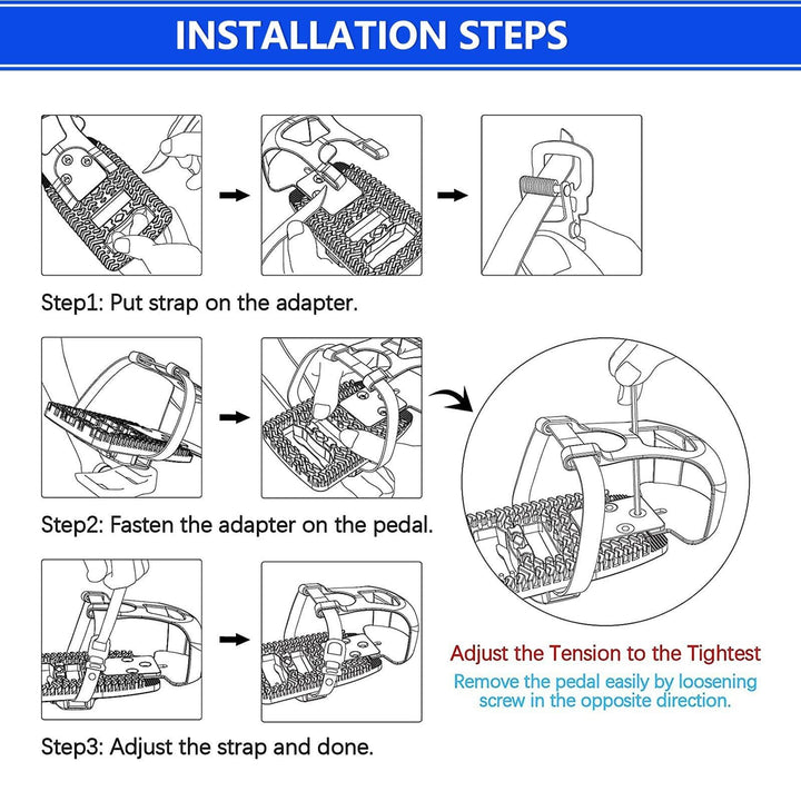 Spin Bike Pedal Spinning Bike Accessories Pedal LOOK DELTA System Adapter for LOOK DELTA Pedals