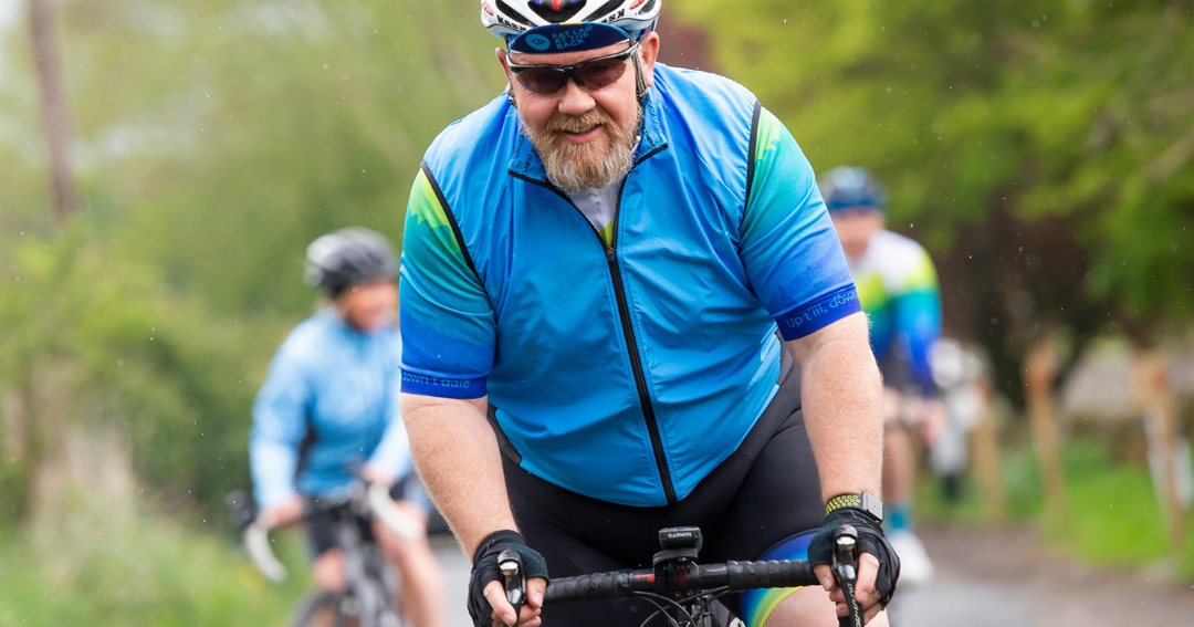 Fat cyclist