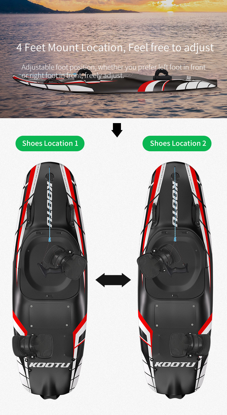 Surfboard shoe pads