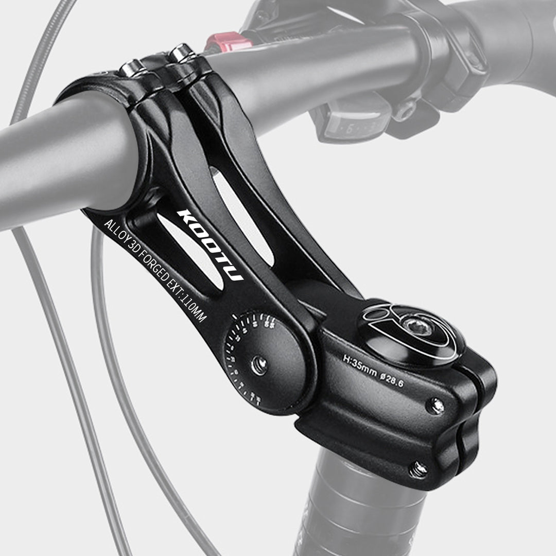 KOOTU Adjustable Bike Stem 31.8mm Mountain Bike Handlebar Riser