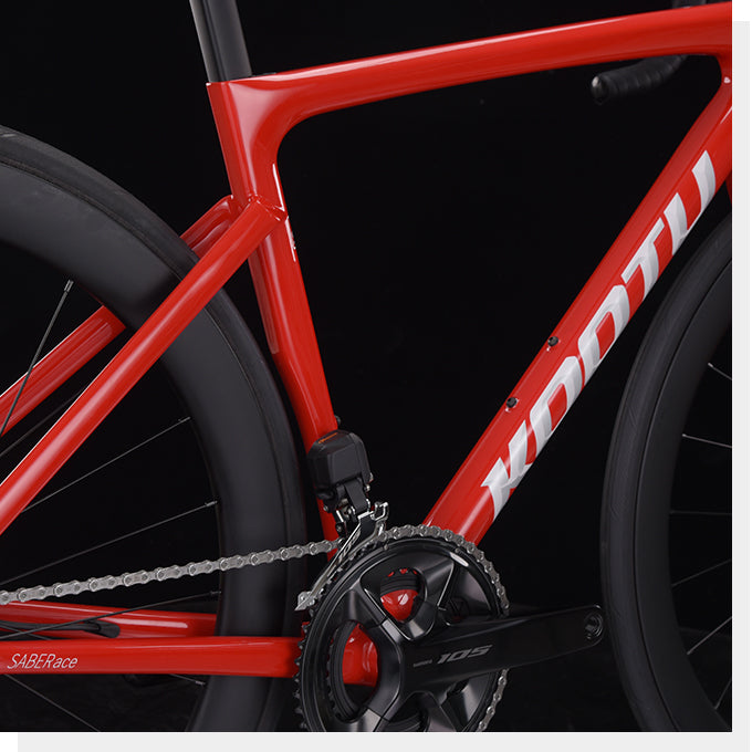 Carbon fiber frame -kootu bike