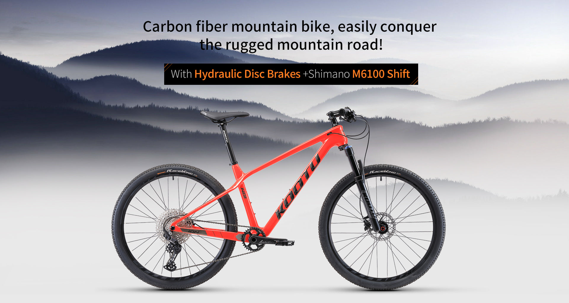 cok6.1 carbon mountain bike-kootu bike