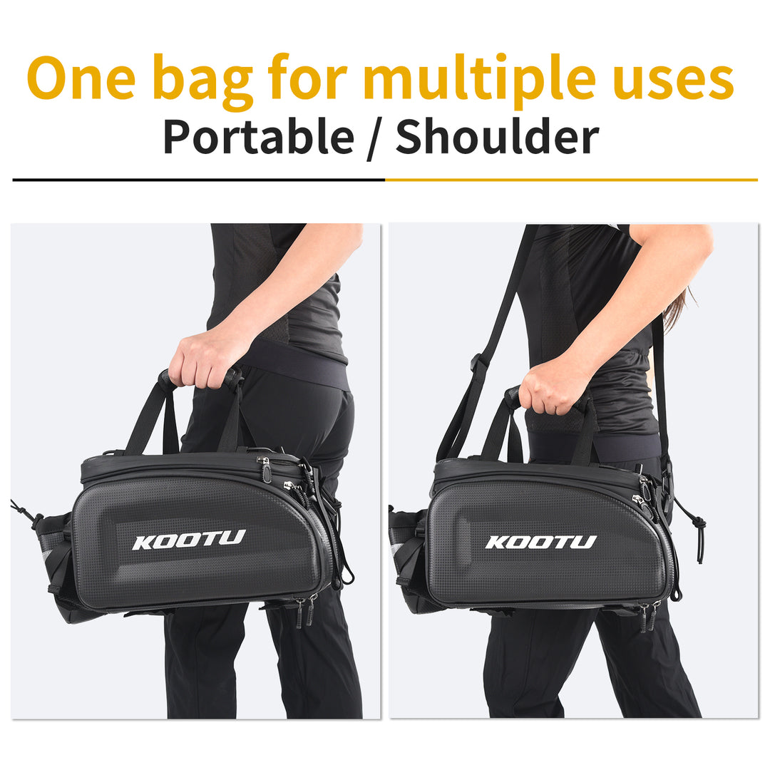 Bicycle Trunk Bag|Rear Saddle Rack Bag|Waterproof Luggage Bag