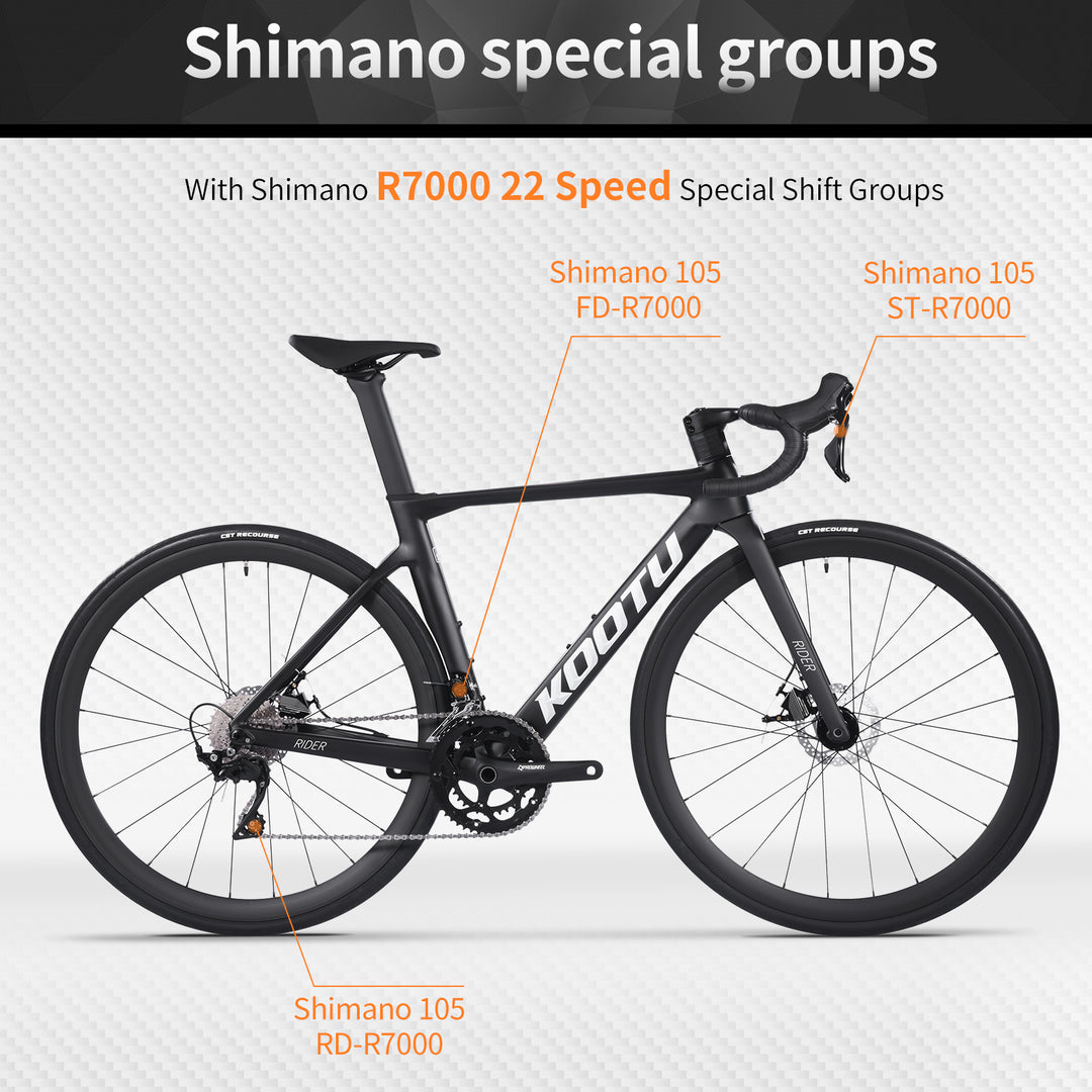 shimano 105 Transmission system-rider 7.0