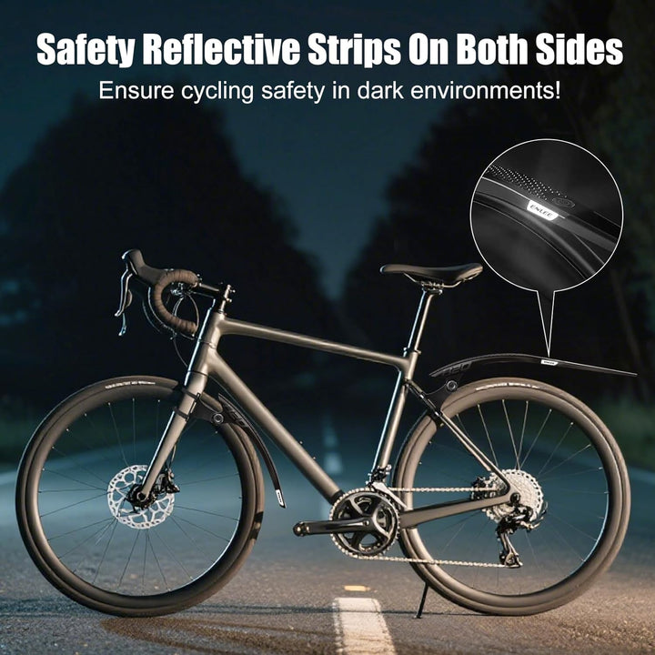 Universal Gravel Bike Fender Black