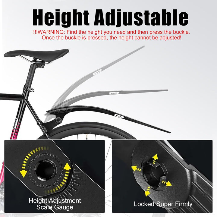 Universal Gravel Bike Fender Black