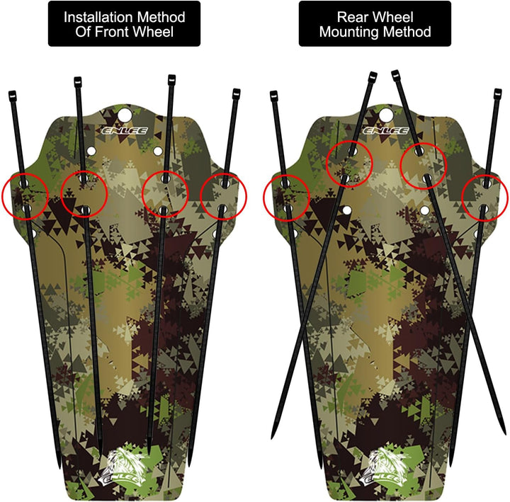 Universal Camo Bicycle Fender
