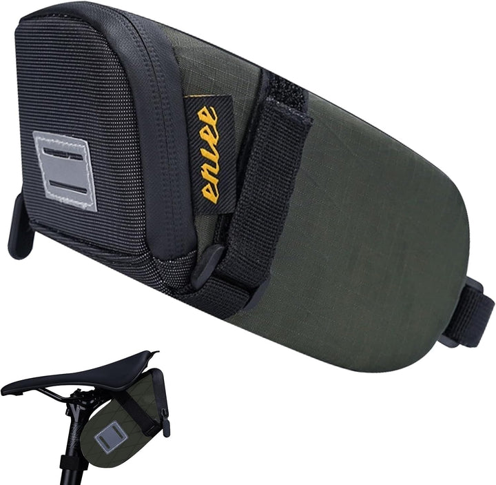 Olive Green Bike Saddle Bag