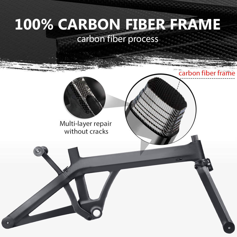 Ultra-lightweight carbon fiber frame