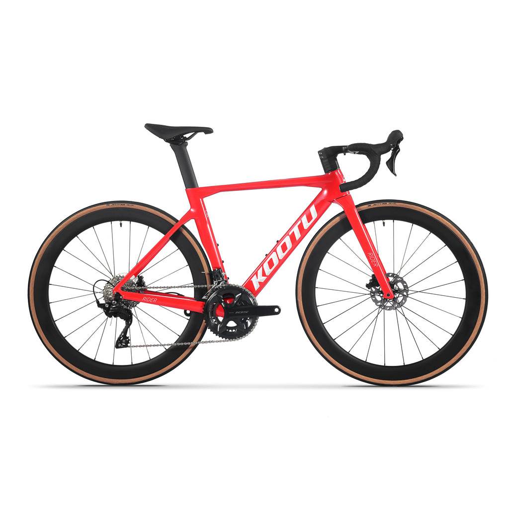 KOOTU カーボンロードバイク KOOTU Rider 5.0 Carbon Road Bike|Shimano 105 Drivetrain|Disc Brake