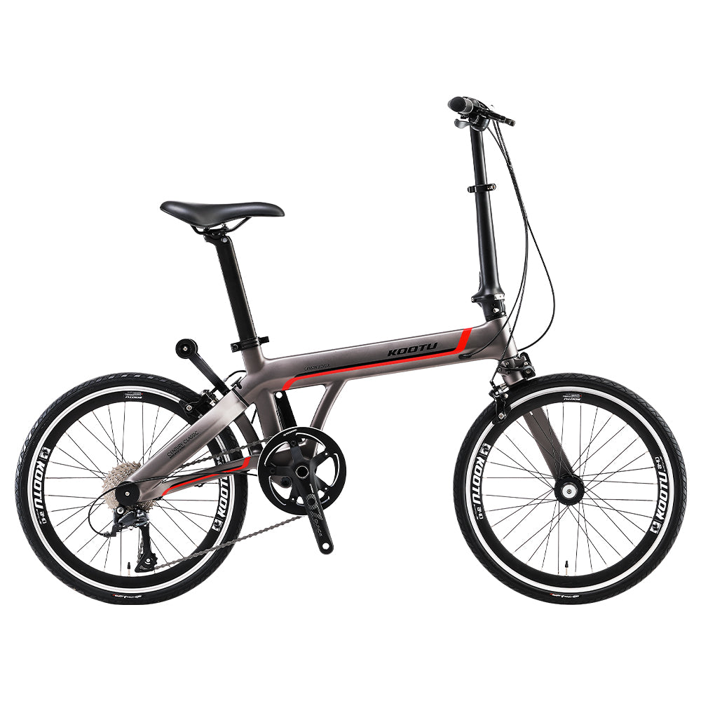 KOOTU Z3 Carbon Folding Bike Single Arm Folding Up Bicycle