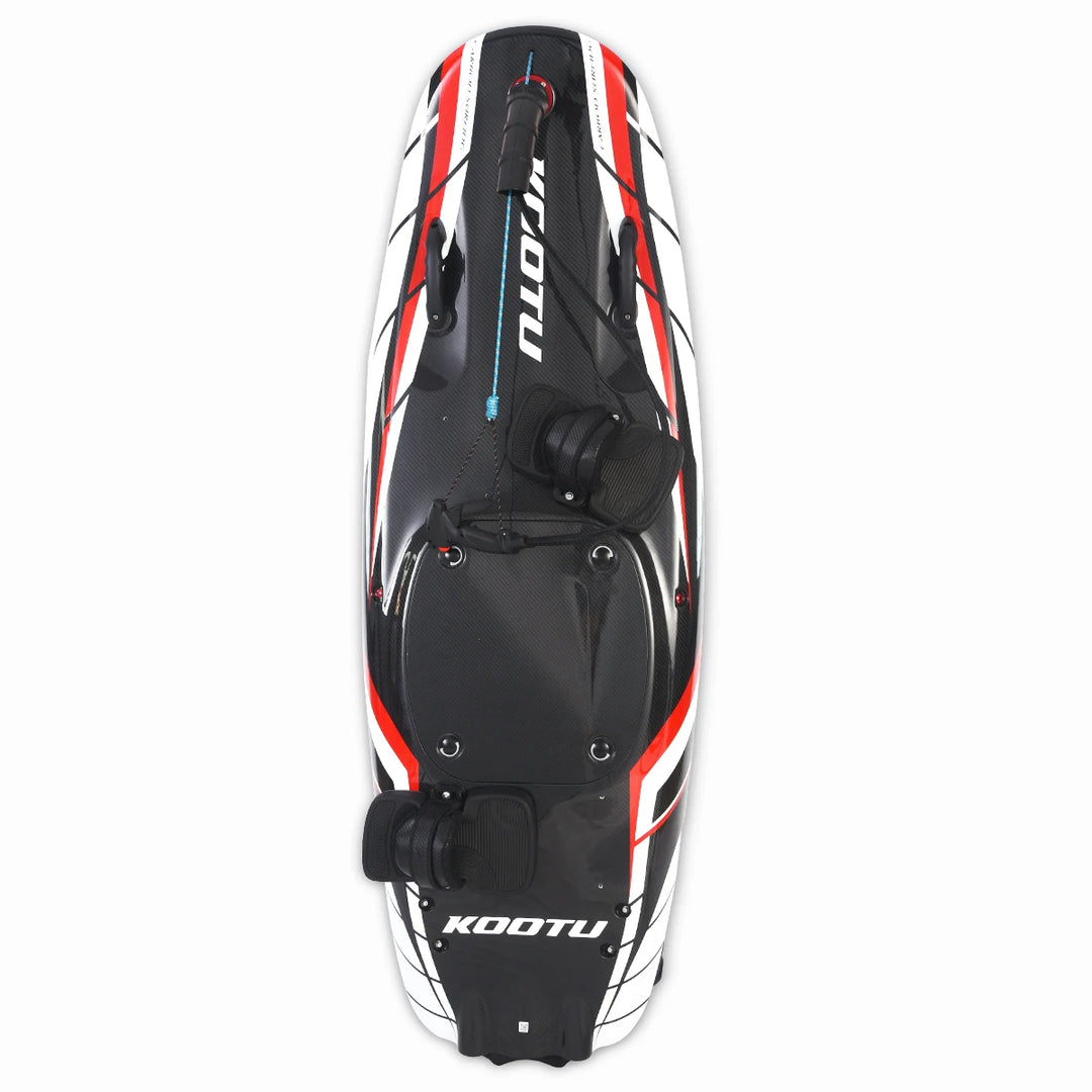 KOOTU Motorized surfboard-black red