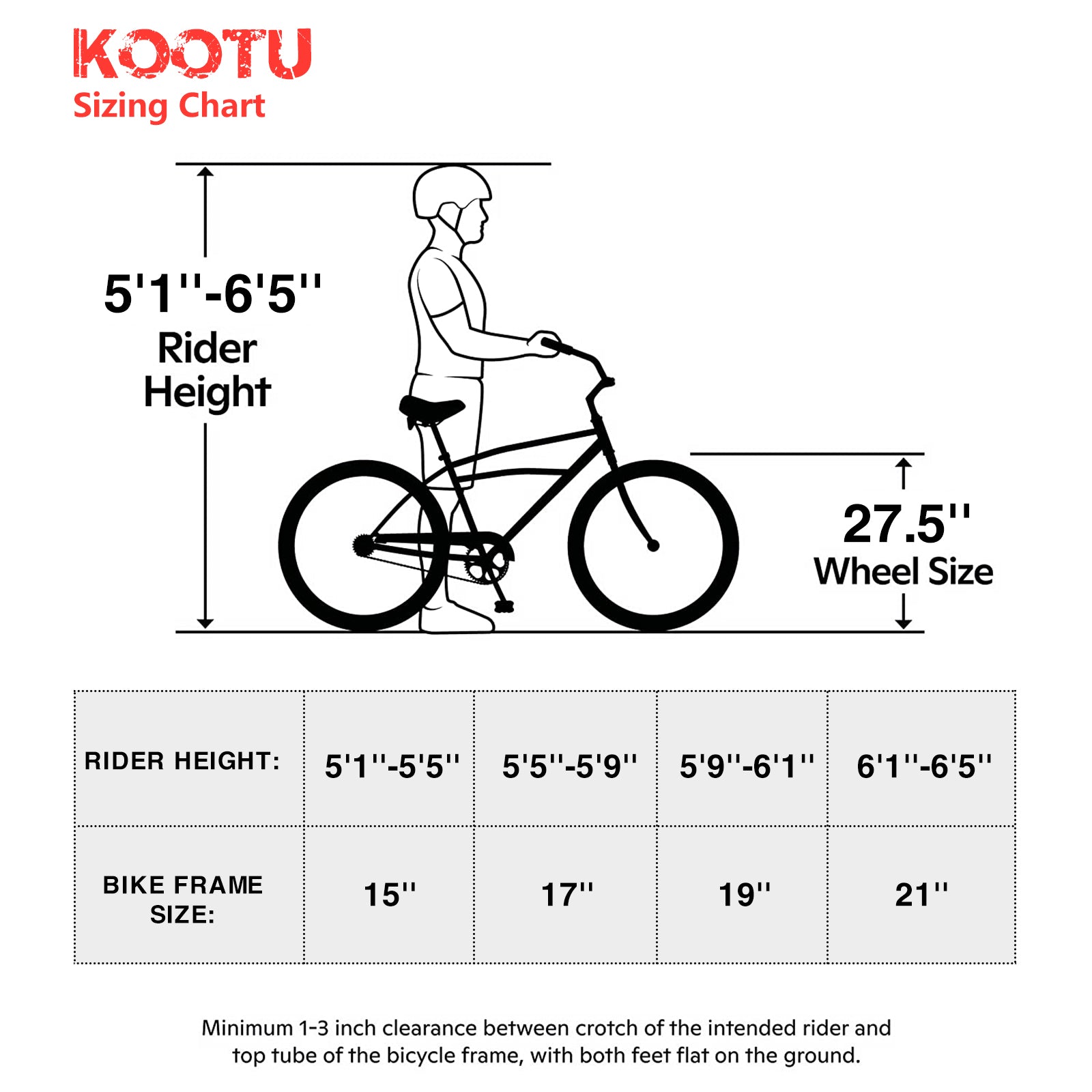 size guide-kootu deck6.1 carbon mountain bike