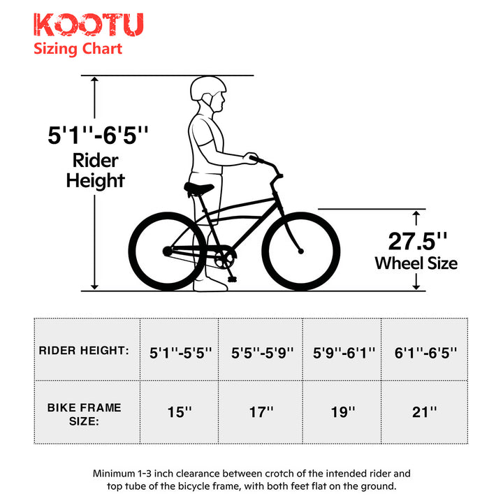 size guide-kootu deck6.1 carbon mountain bike