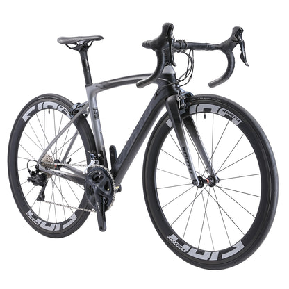 KOOTU R03 Carbon Road Bike Shimano 105 Groupset 22 Speed-Black Grey