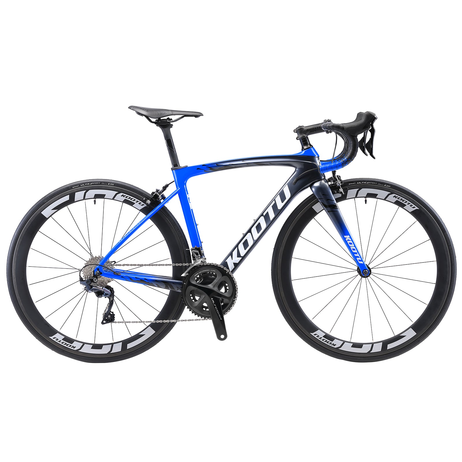KOOTU R03 Full Carbon Road Bike R8000 22 Speed-Grey Blue