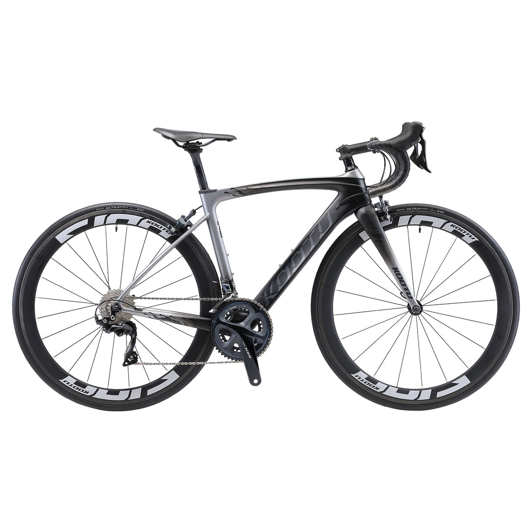 KOOTU R03 Carbon Road Bike Shimano 105 Groupset 22 Speed-Black Grey