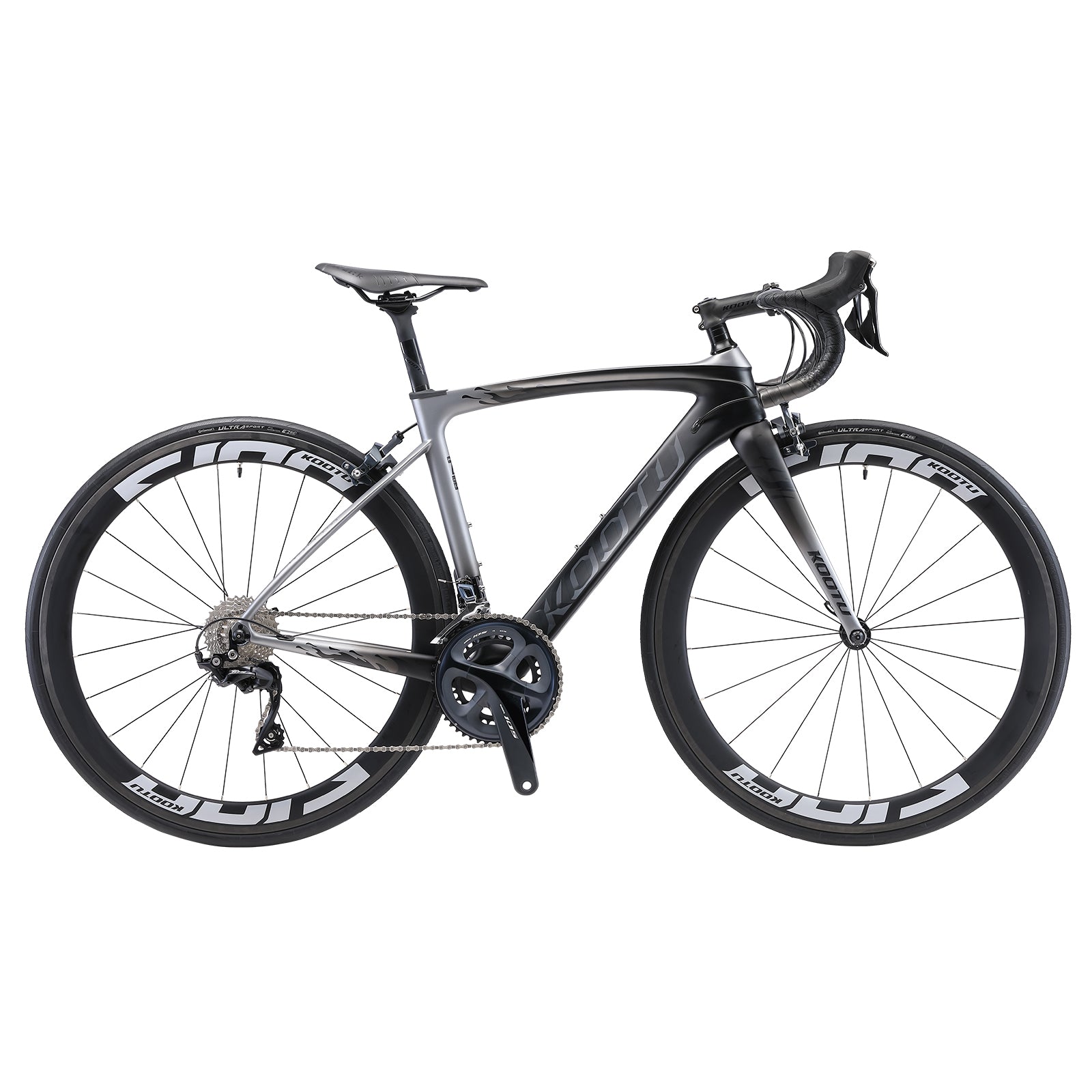 KOOTU R03 Carbon Road Bike Shimano 105 Groupset 22 Speed-Black Grey