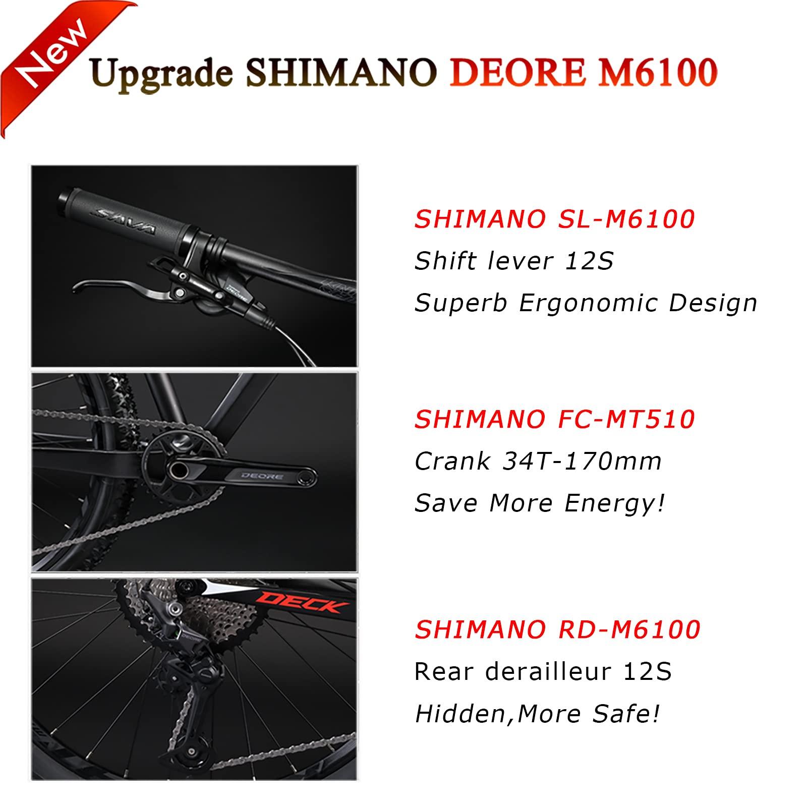 KOOTU Cabon Mountain Bike  Shimano DEORE M6100 12 Speed 